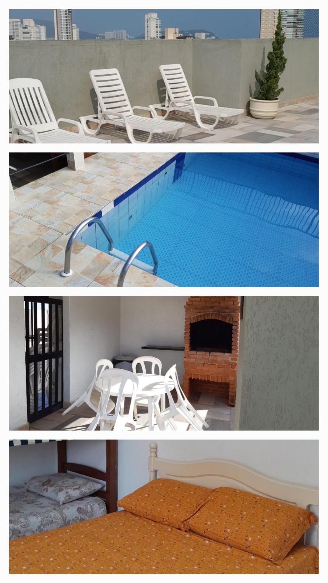 500M Da Praia, Predio Cm Piscina, 1Garagem, Wi-Fi 300 Mbps, Centro De Guaruja, Proximo A Praia E Comercio, Horarios Check-In E Check-Out Flexiveis, Churrasqueira, Екстериор снимка